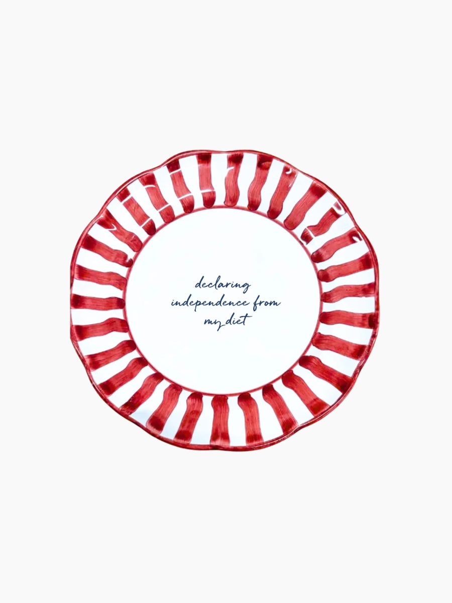 Happy Birthday America Plates Set of 6