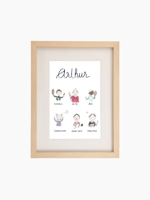 Arthur Kids Art Print