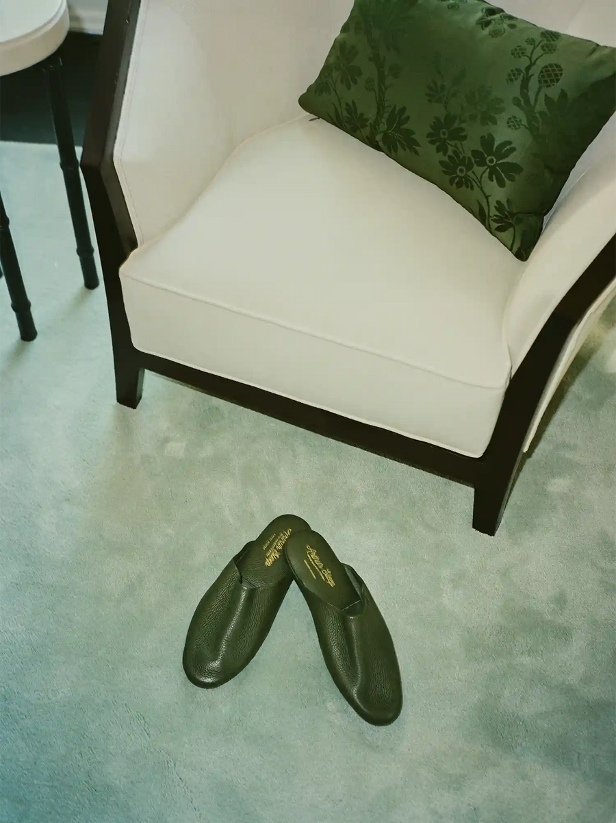 Leather Travel Slippers