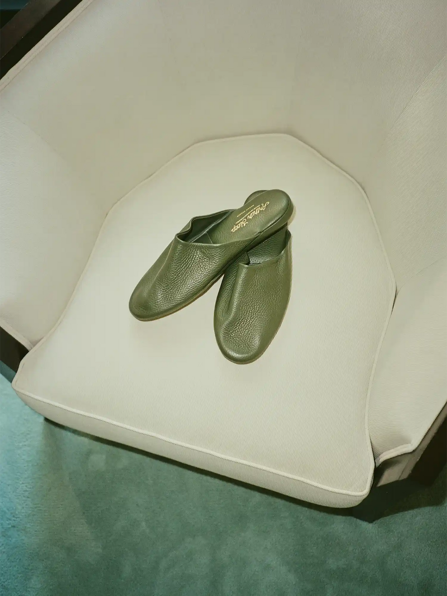 Leather Travel Slippers