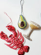 Avocado Sequin Ornament