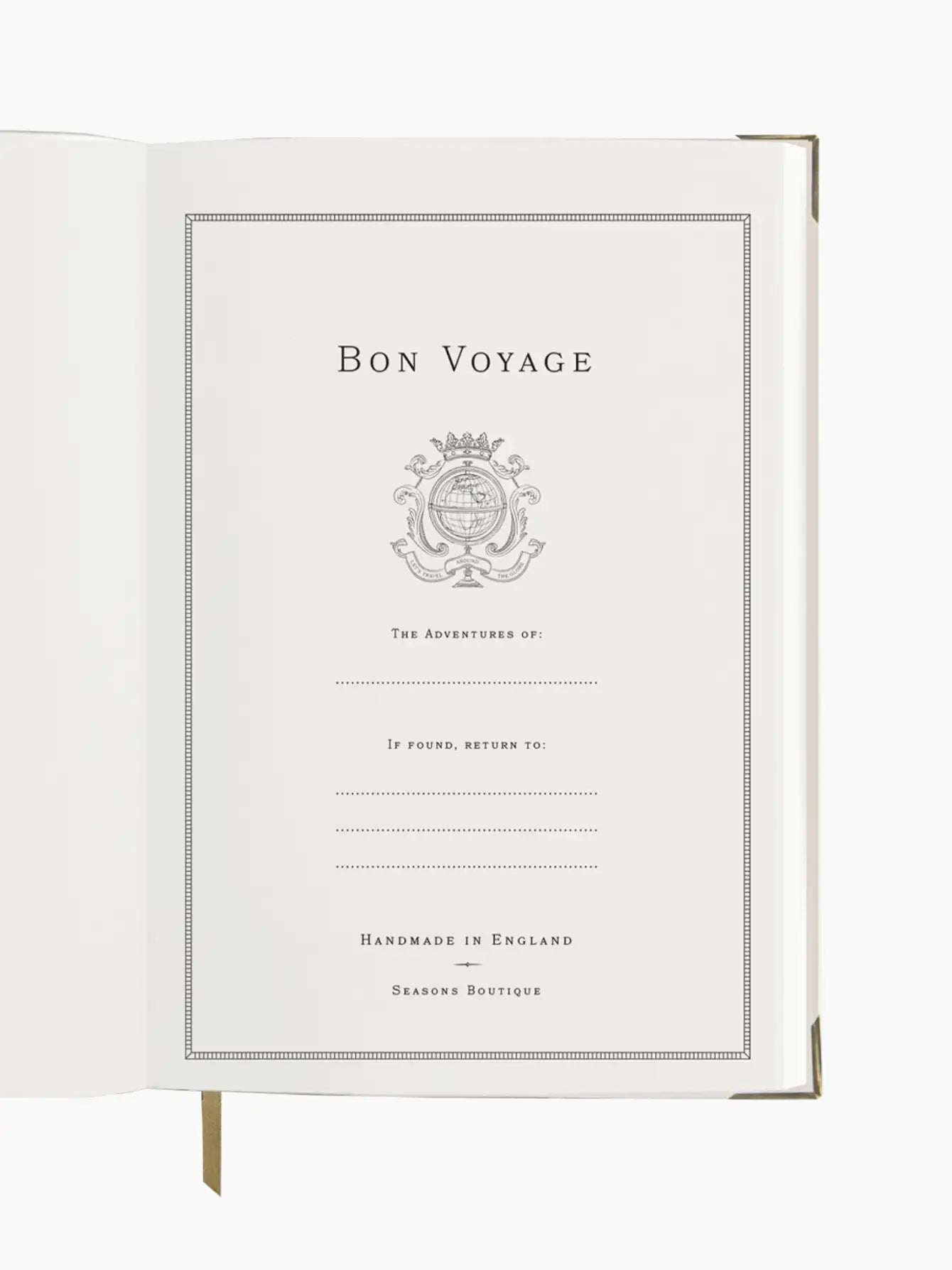 Blush Bon Voyage Travel Journal