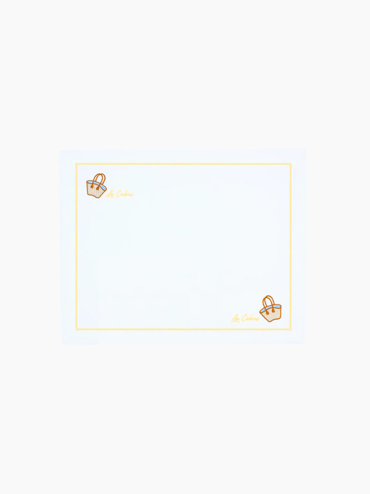 Linen Motif Placemats Set of 2