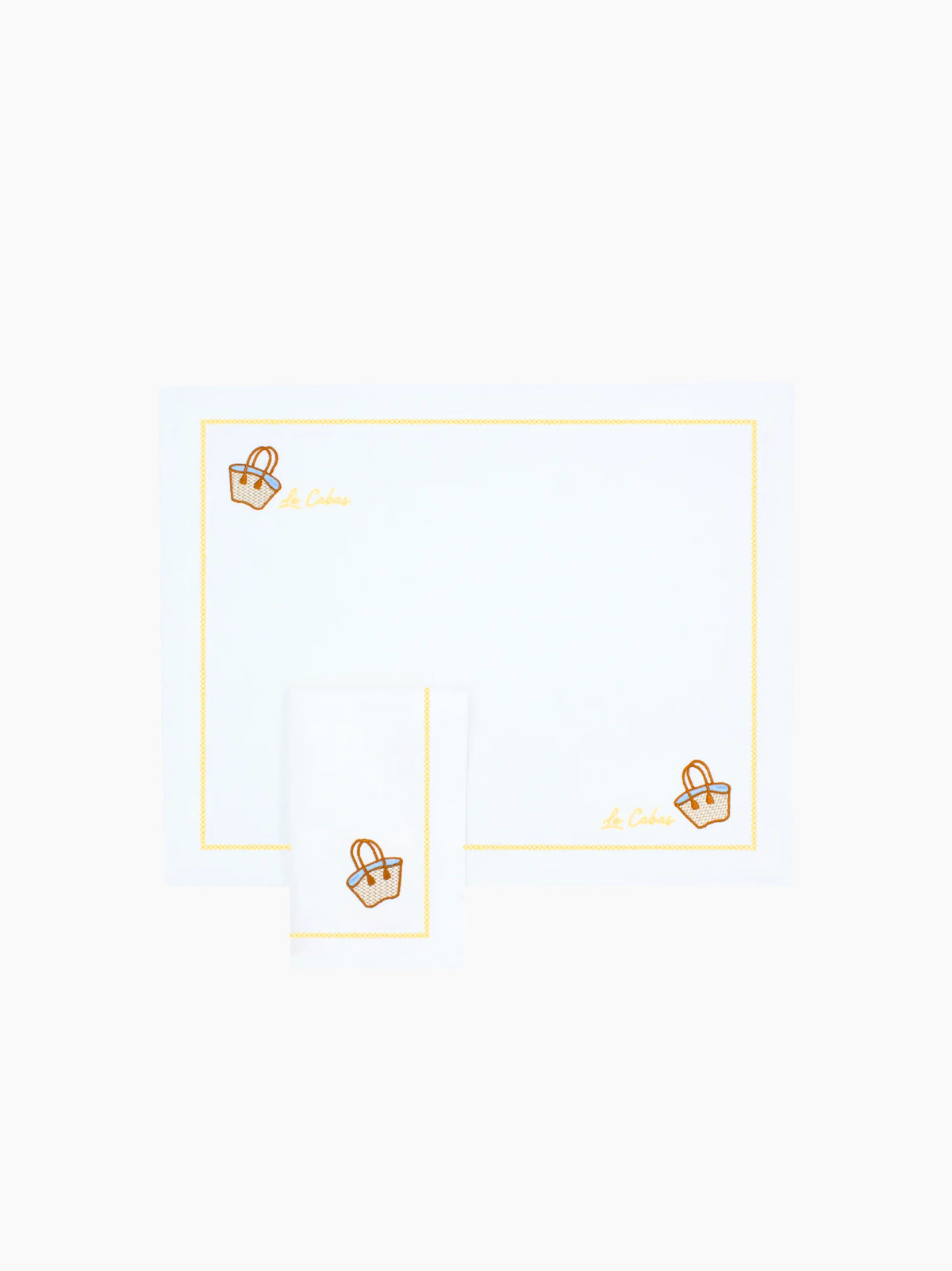 Le Cabas Bag Linen Placemat