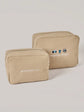 Personalised Beige Waffle Pouch