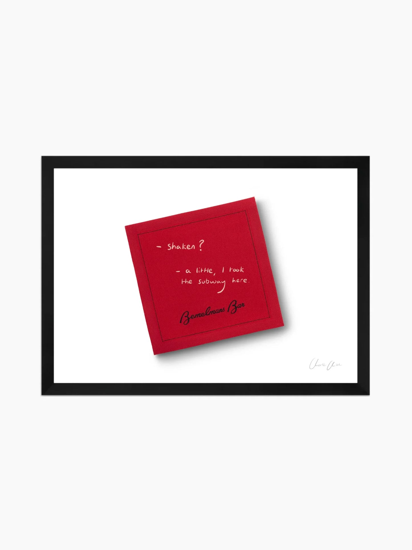 Napkin at Bemelmans i Framed Art Print