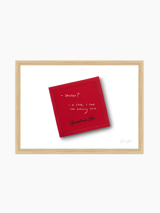 Napkin at Bemelmans i Framed Art Print