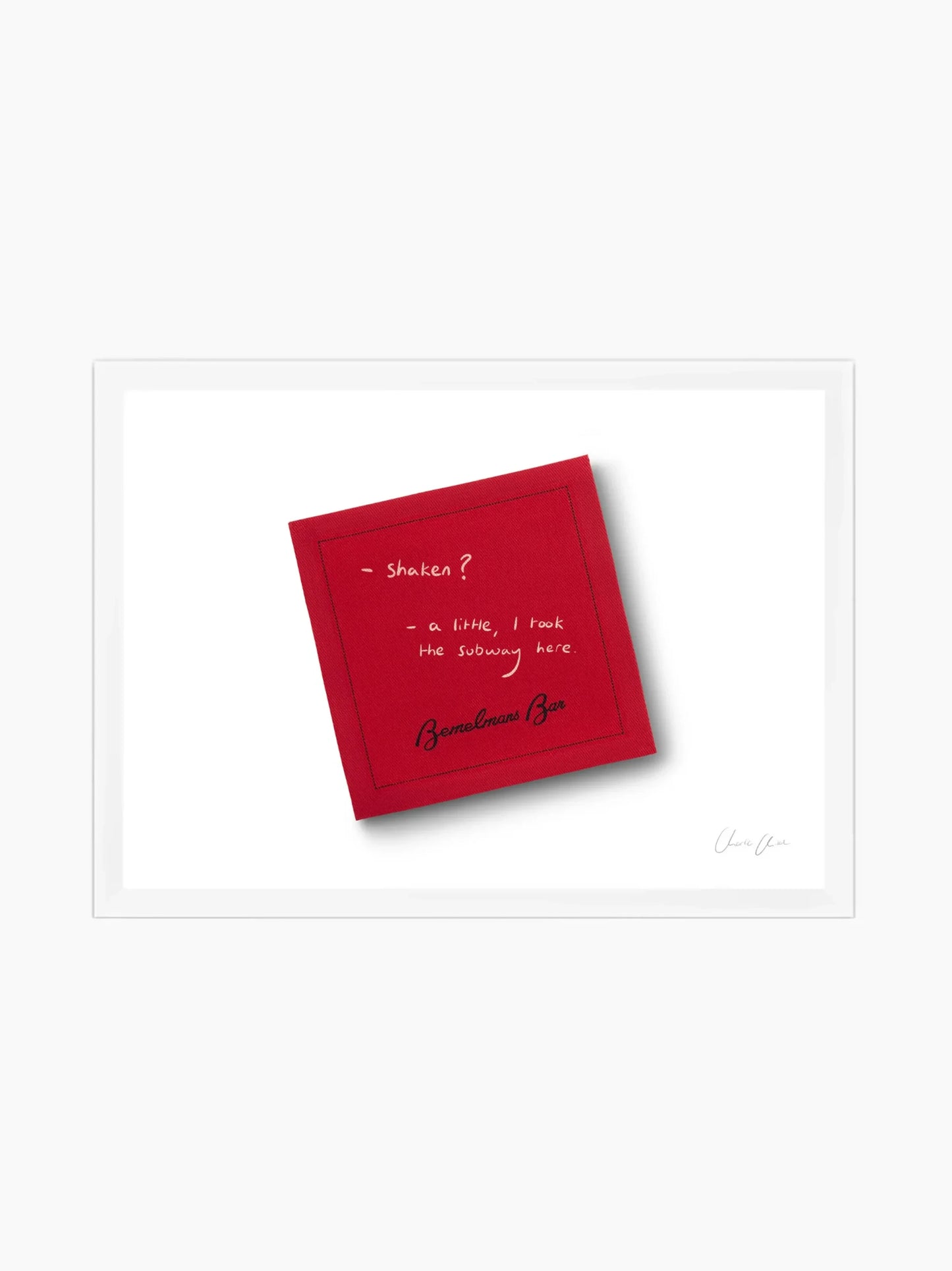 Napkin at Bemelmans i Framed Art Print