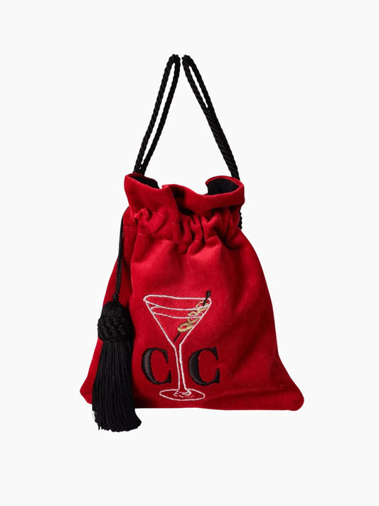 Red Velvet Martini Pouch Bag