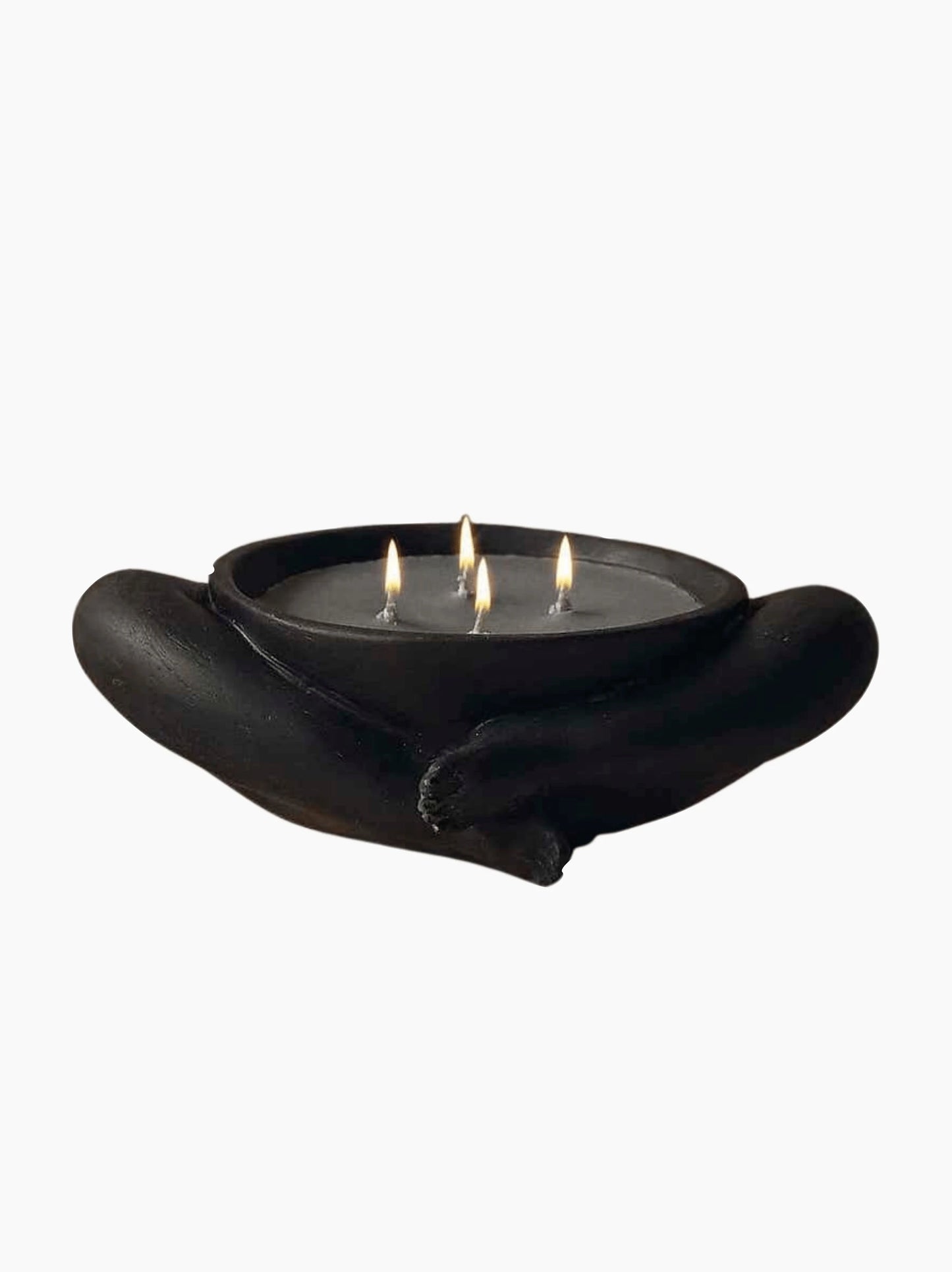 Black Candle Sculpture