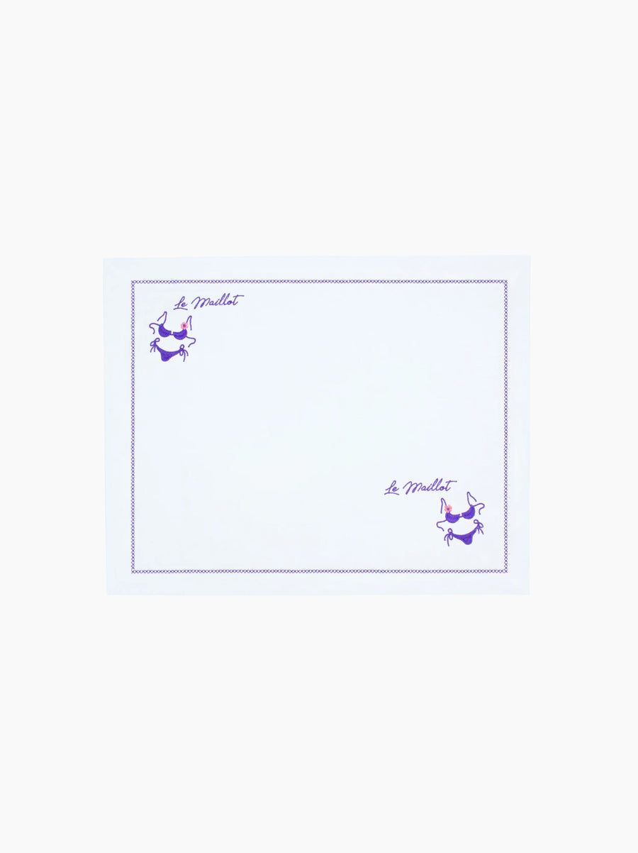 Linen Motif Placemats Set of 6