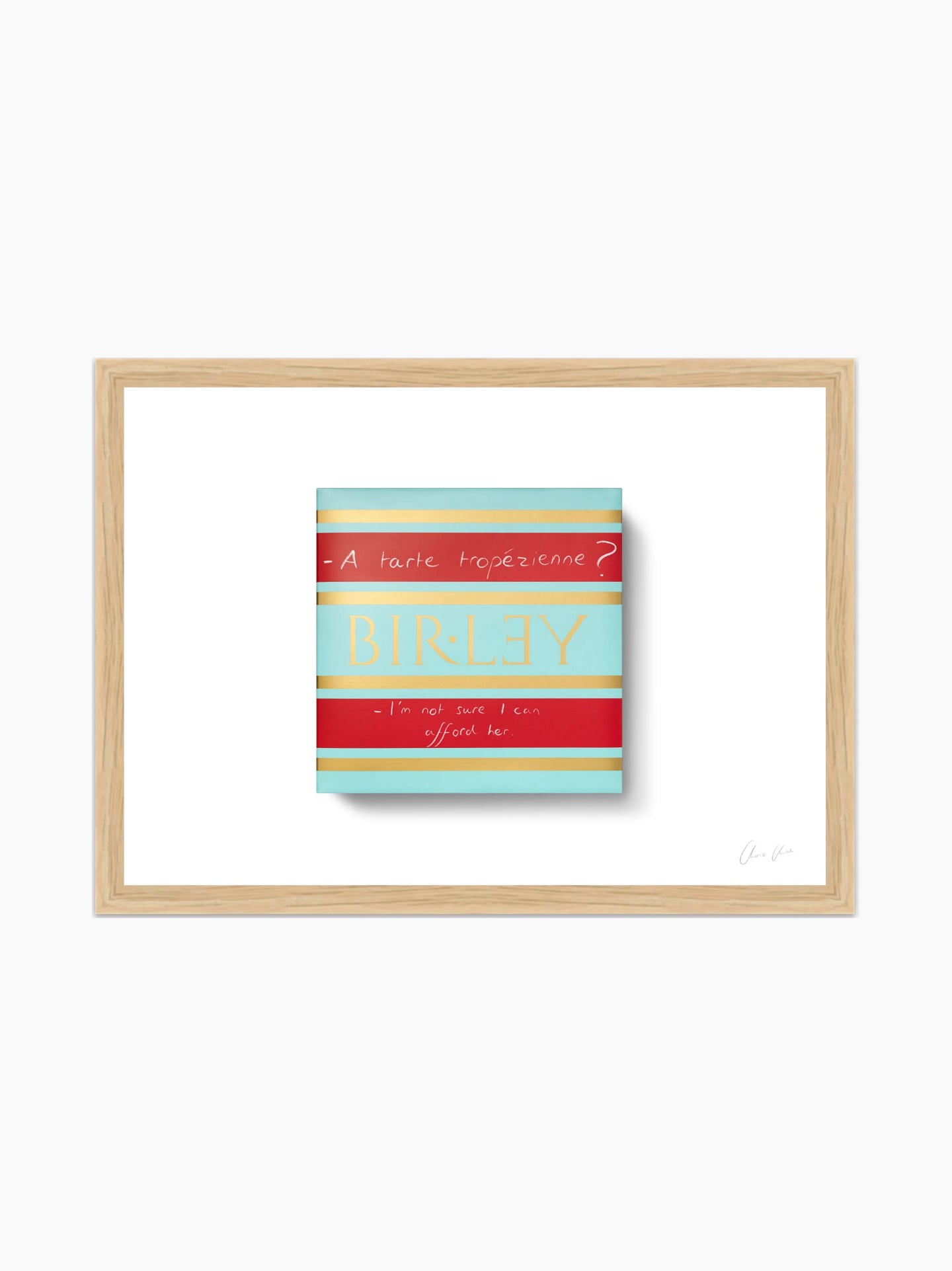 Box at Birley Bakery Framed Art Print