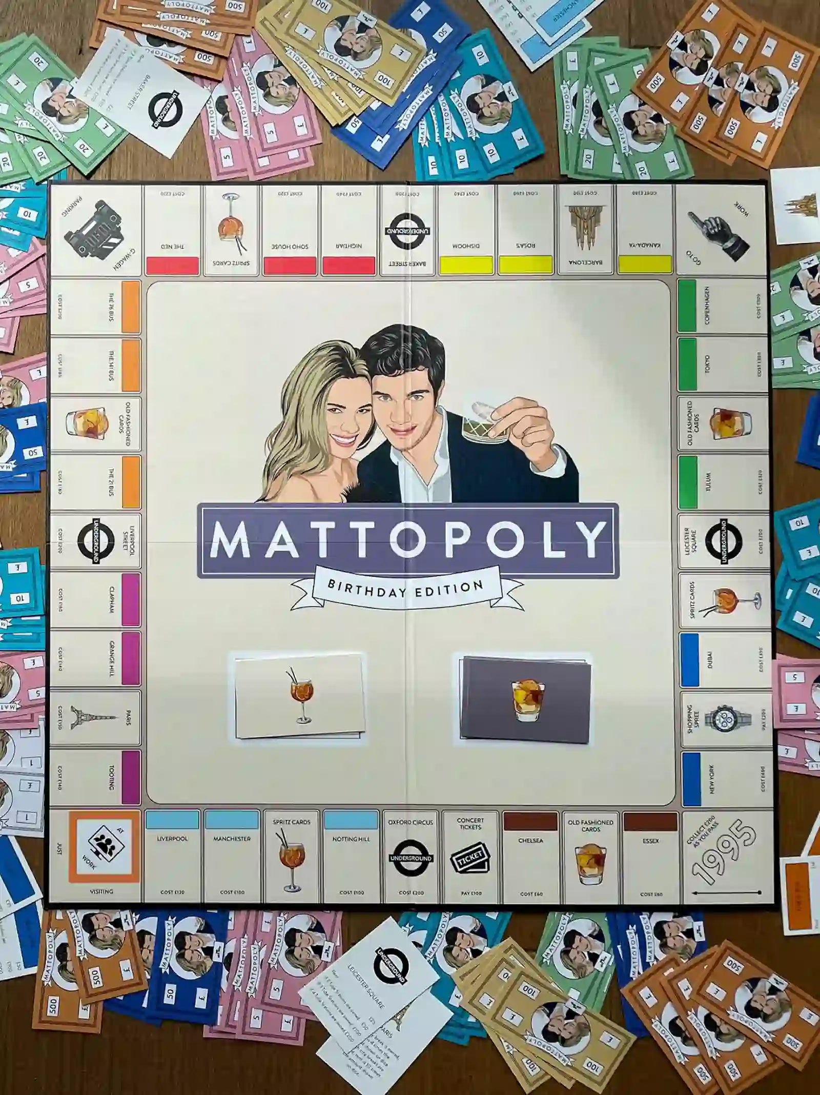 Custom Monopoly Board Game