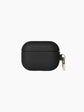 Black Leather Airpods Case