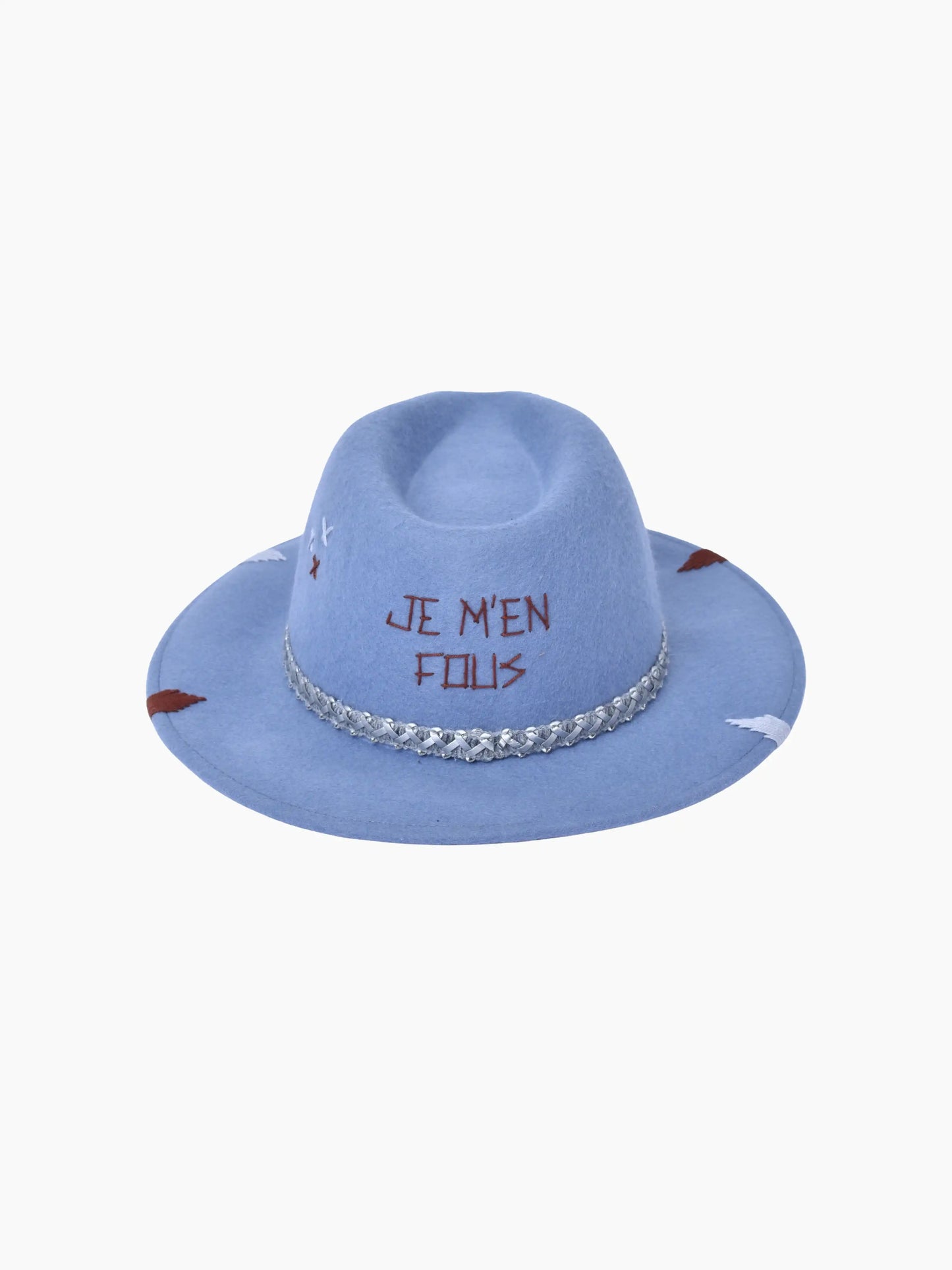 Blue Je M'en Fous Wool Hat