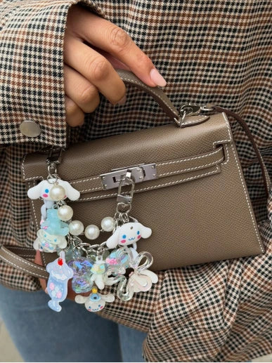 Blue Chain Bag Charm