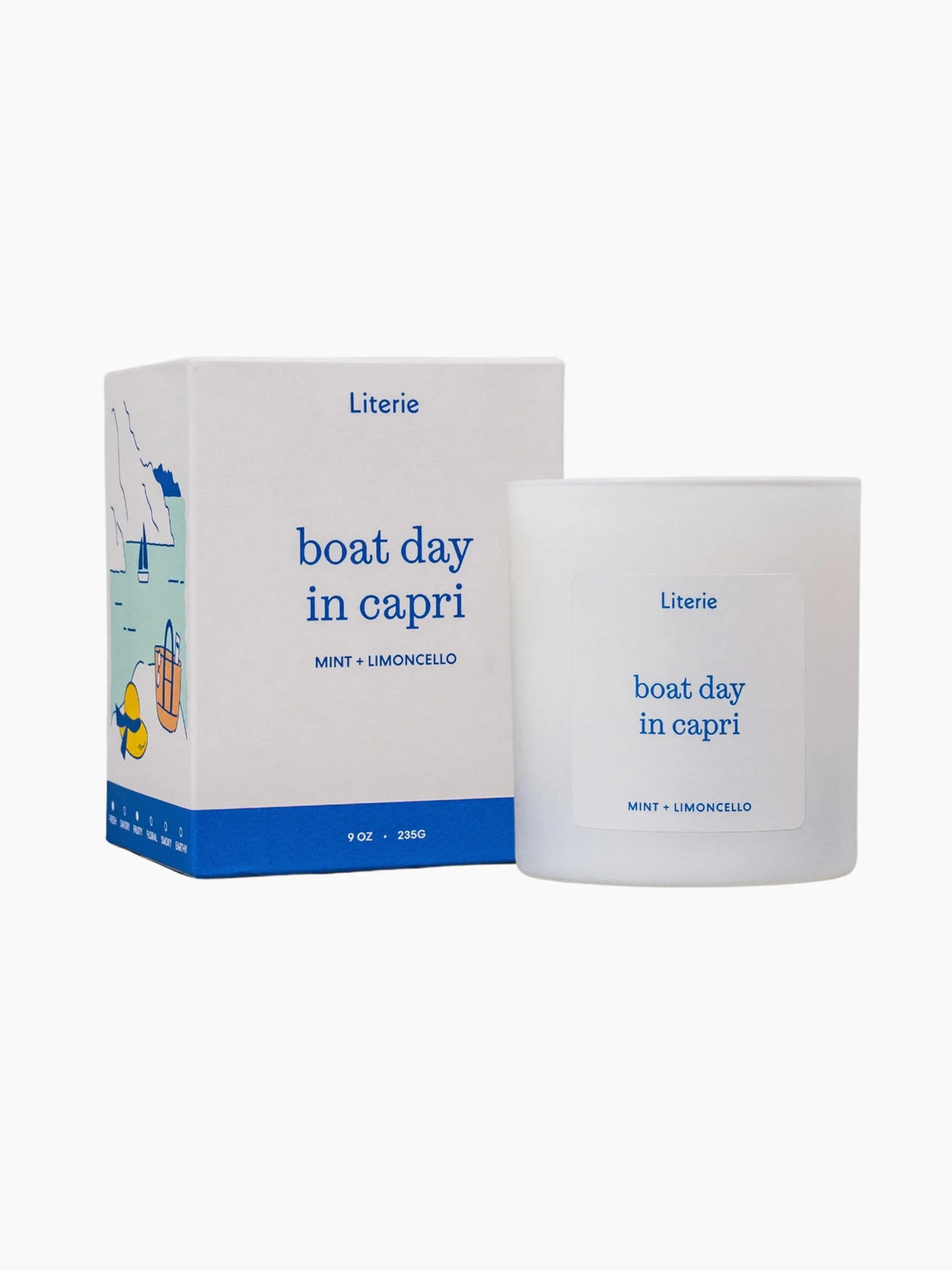 Boat Day in Capri Candle
