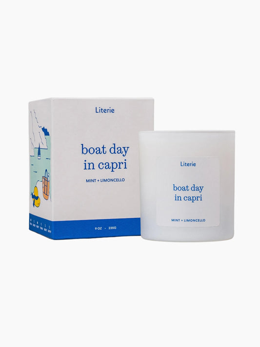 Boat Day in Capri Candle