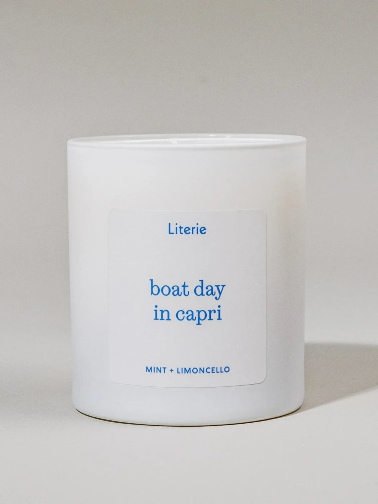 Boat Day in Capri Candle