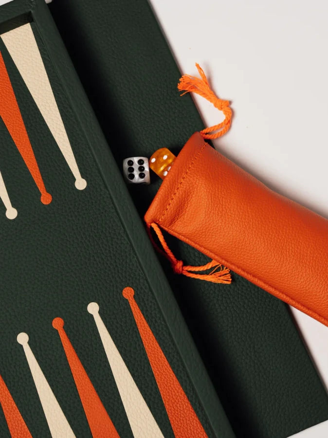 Leather Booklet Backgammon