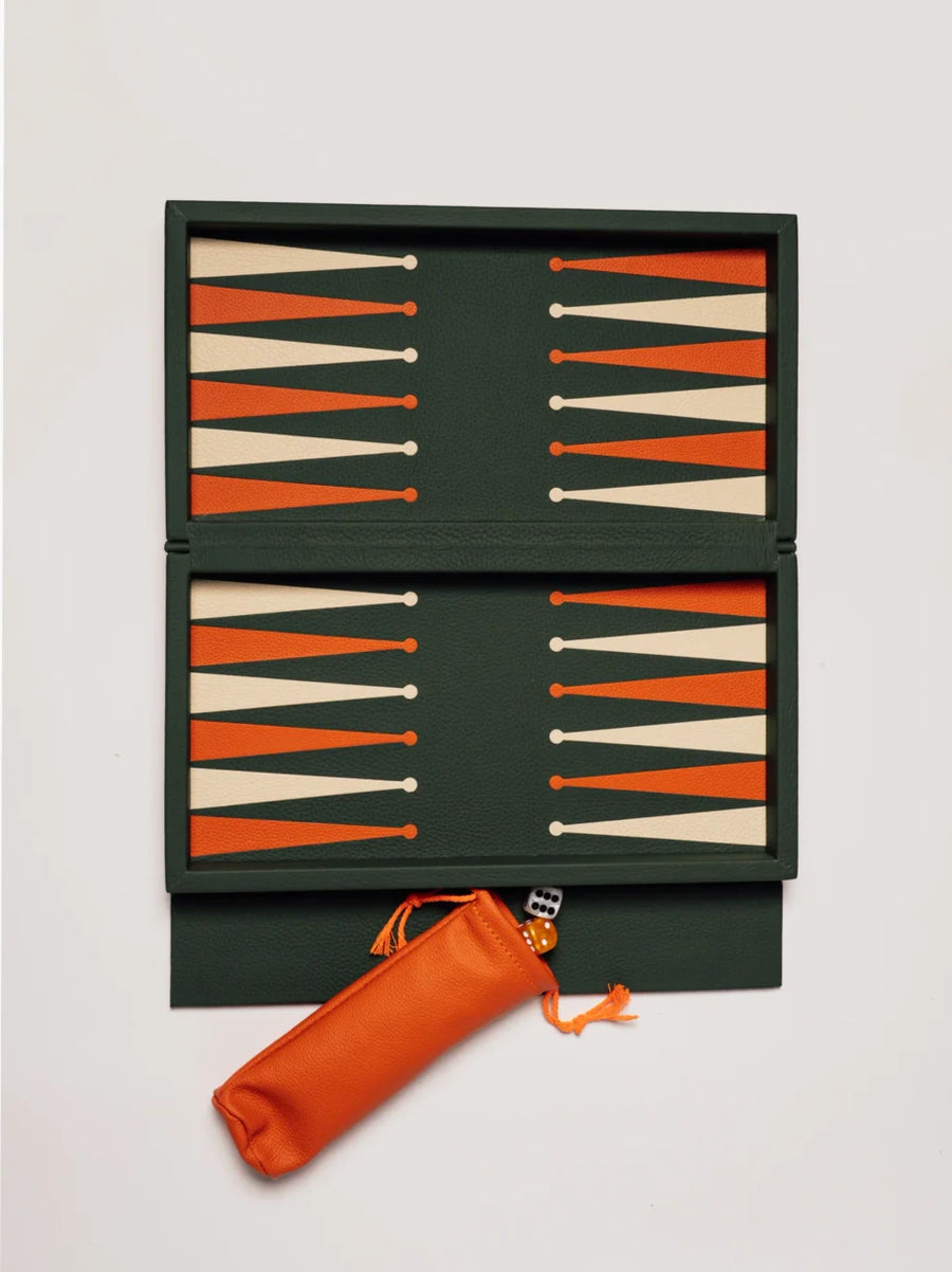 Leather Booklet Backgammon