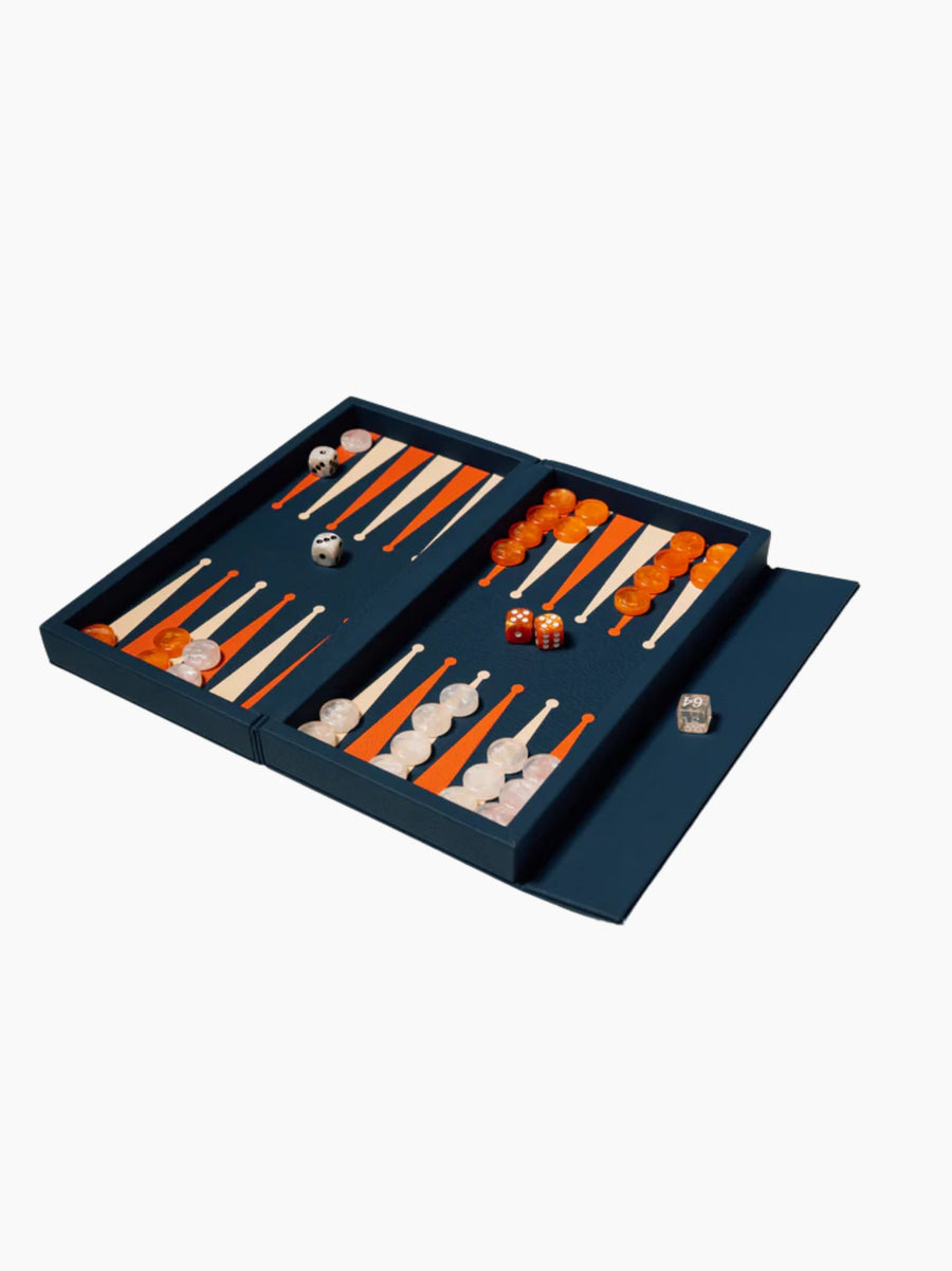Leather Booklet Backgammon