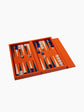 Leather Booklet Backgammon
