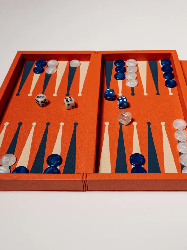 Leather Booklet Backgammon