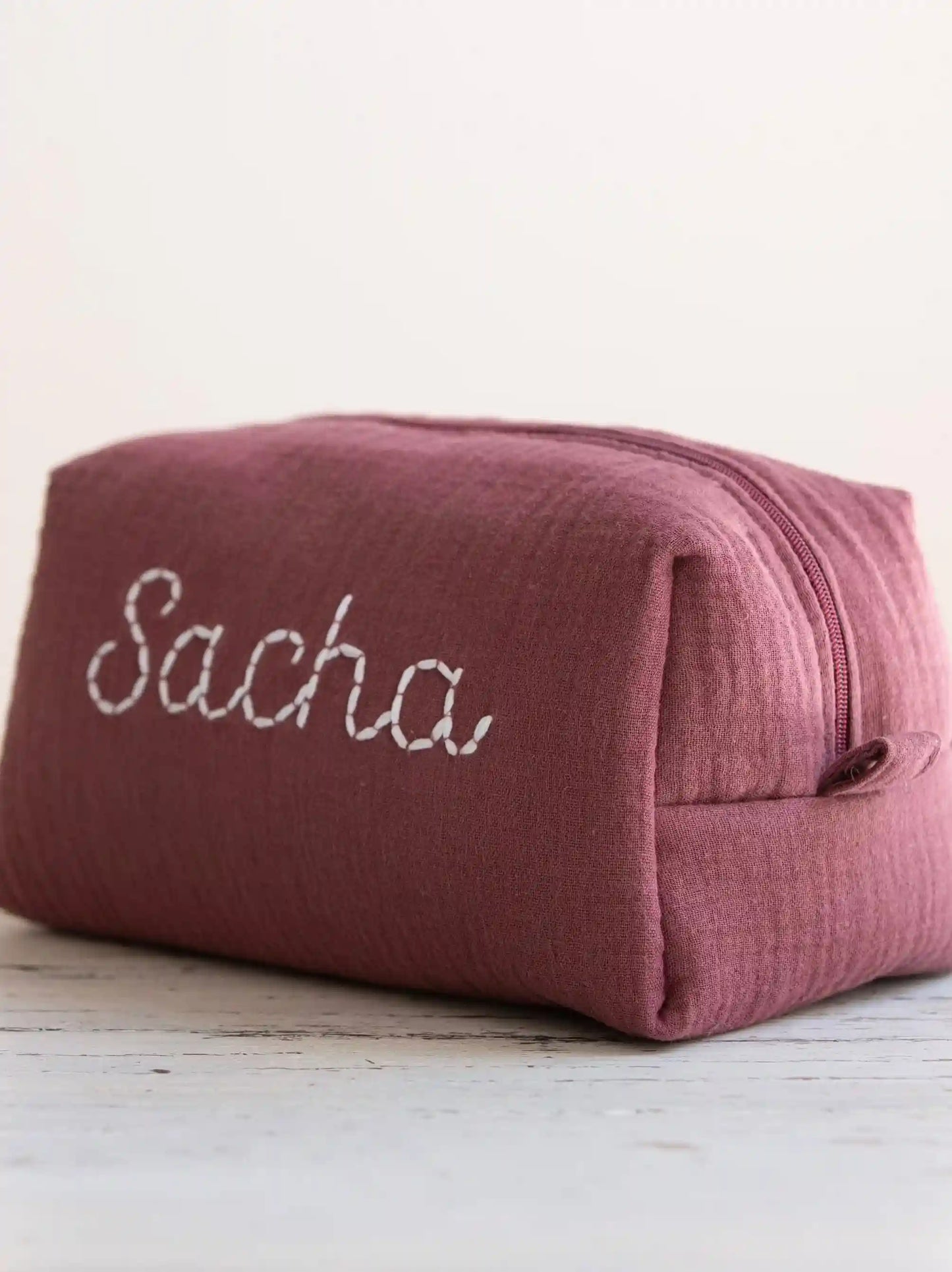 Personalised Bordeaux Baby Toiletry Bag