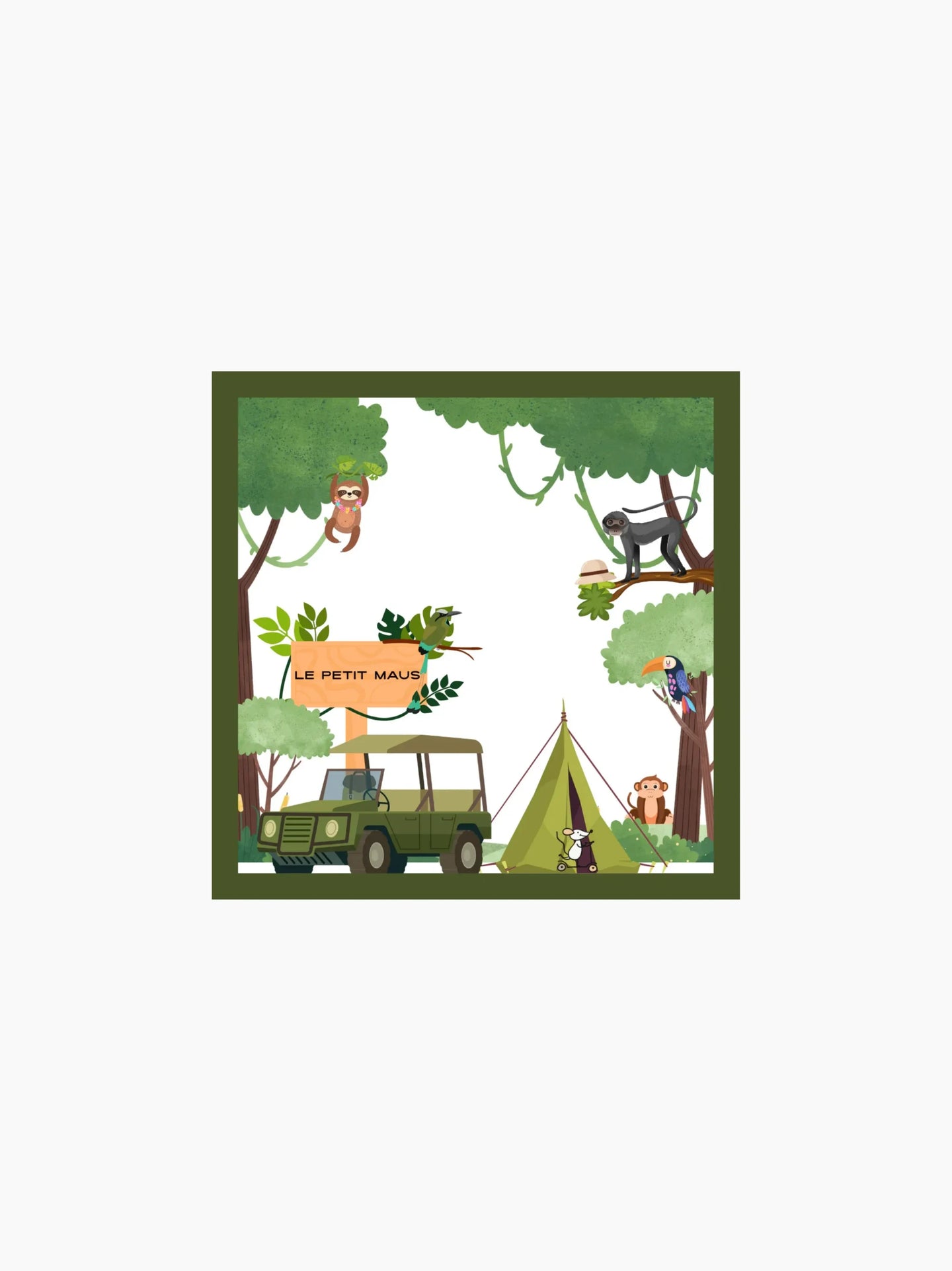 Born To Be An Adventurer Baby Swaddle