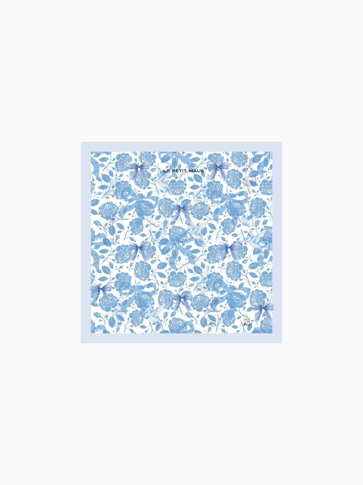 Born To Be Whimsical Blue Baby Swaddle