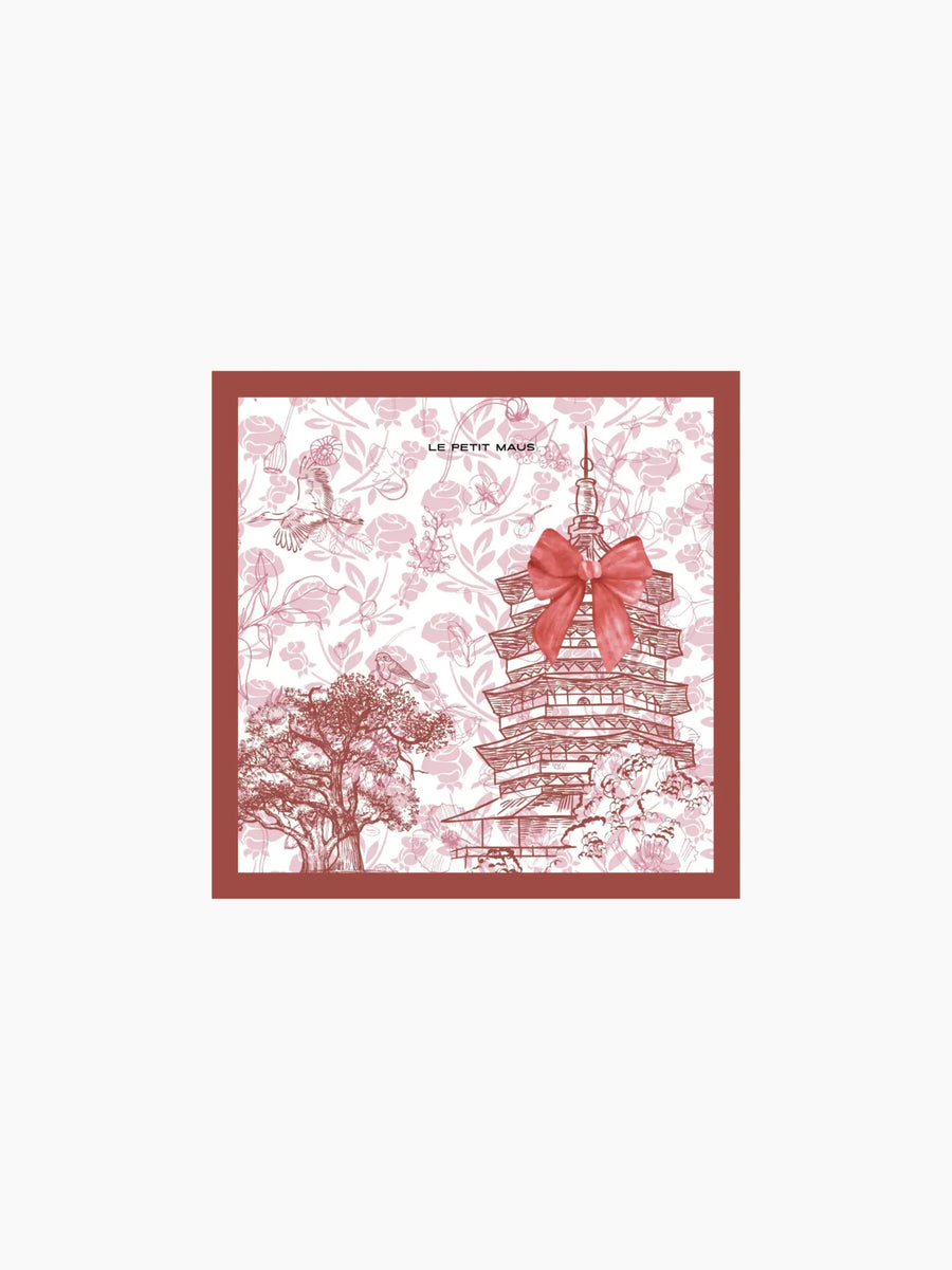 Born To Be Whimsical Red Baby Swaddle