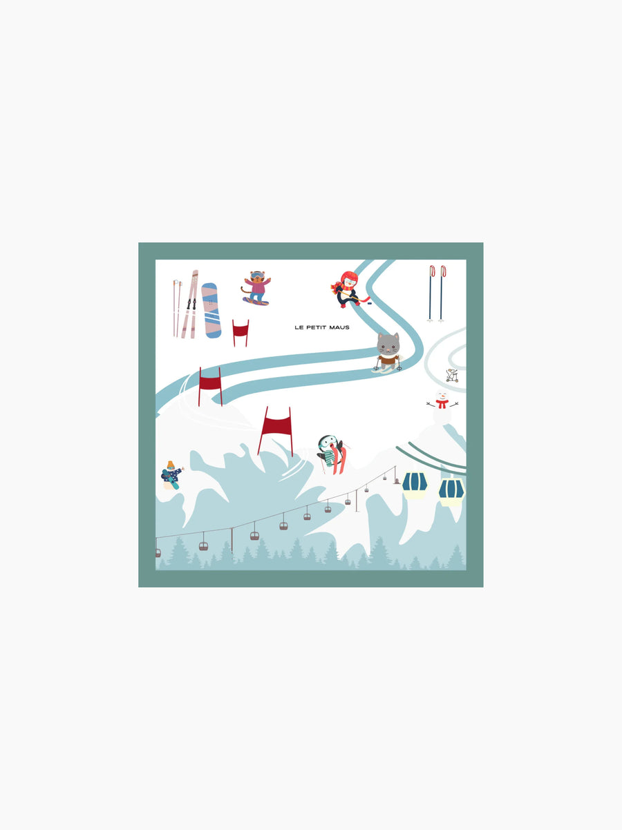 Born To Ski Baby Swaddle