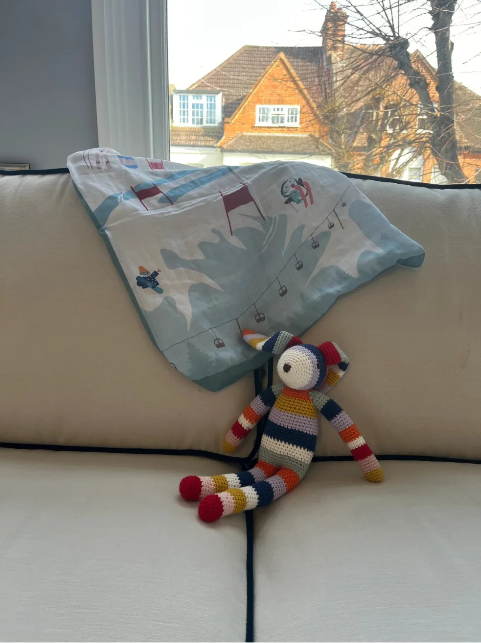 Born To Ski Baby Swaddle
