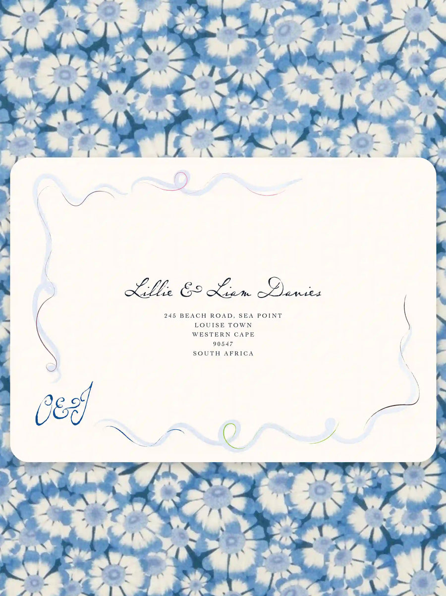 Bow Save The Date Wedding Cards