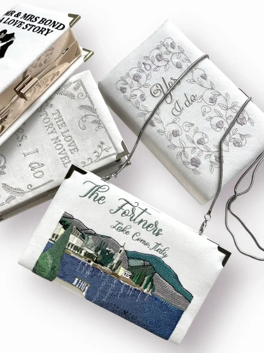 Bridal Embroidered Clutch