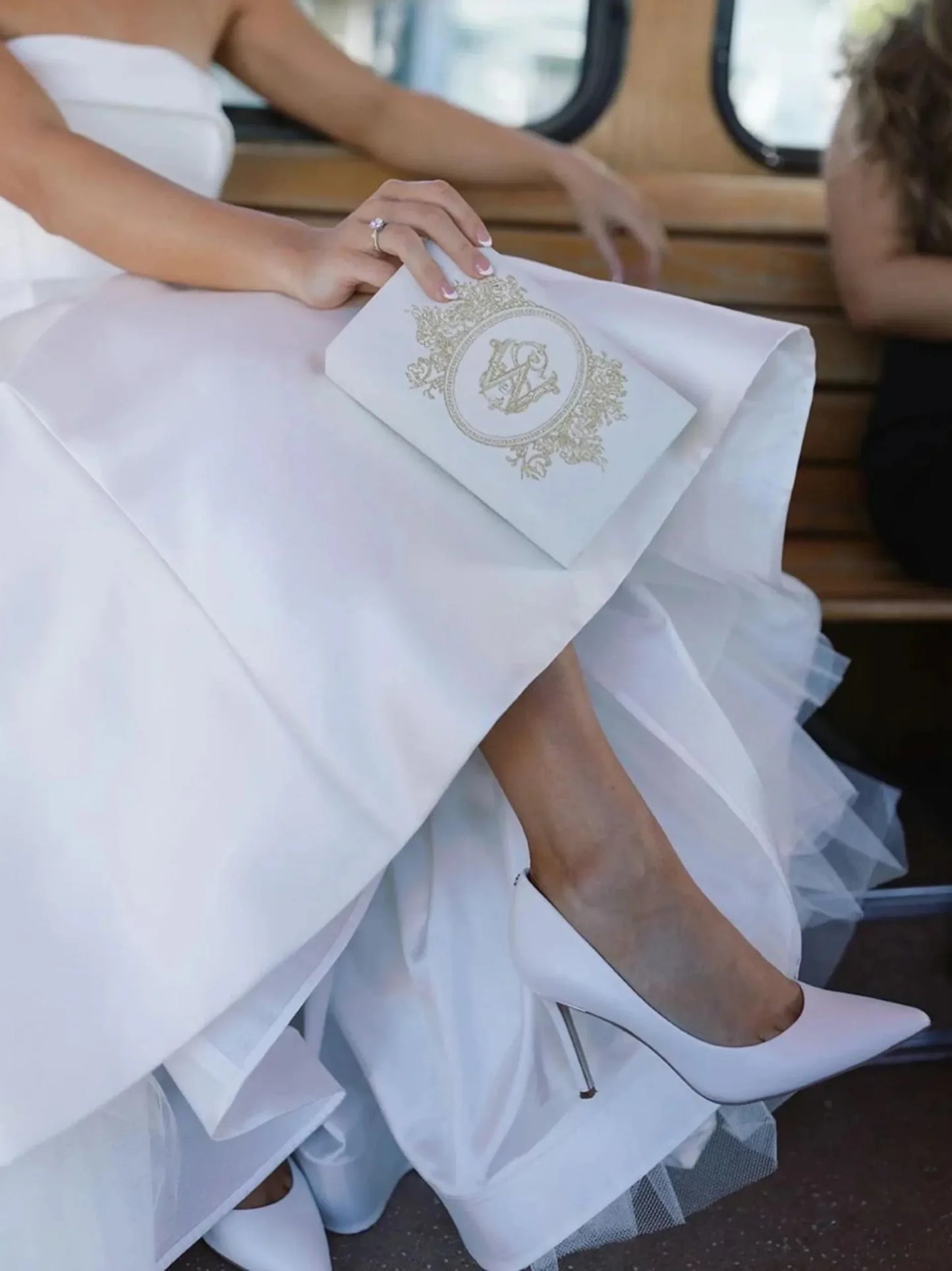 Bridal Embroidered Clutch