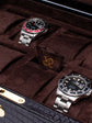 Brown Brompton Leather Ten-Piece Watch Box