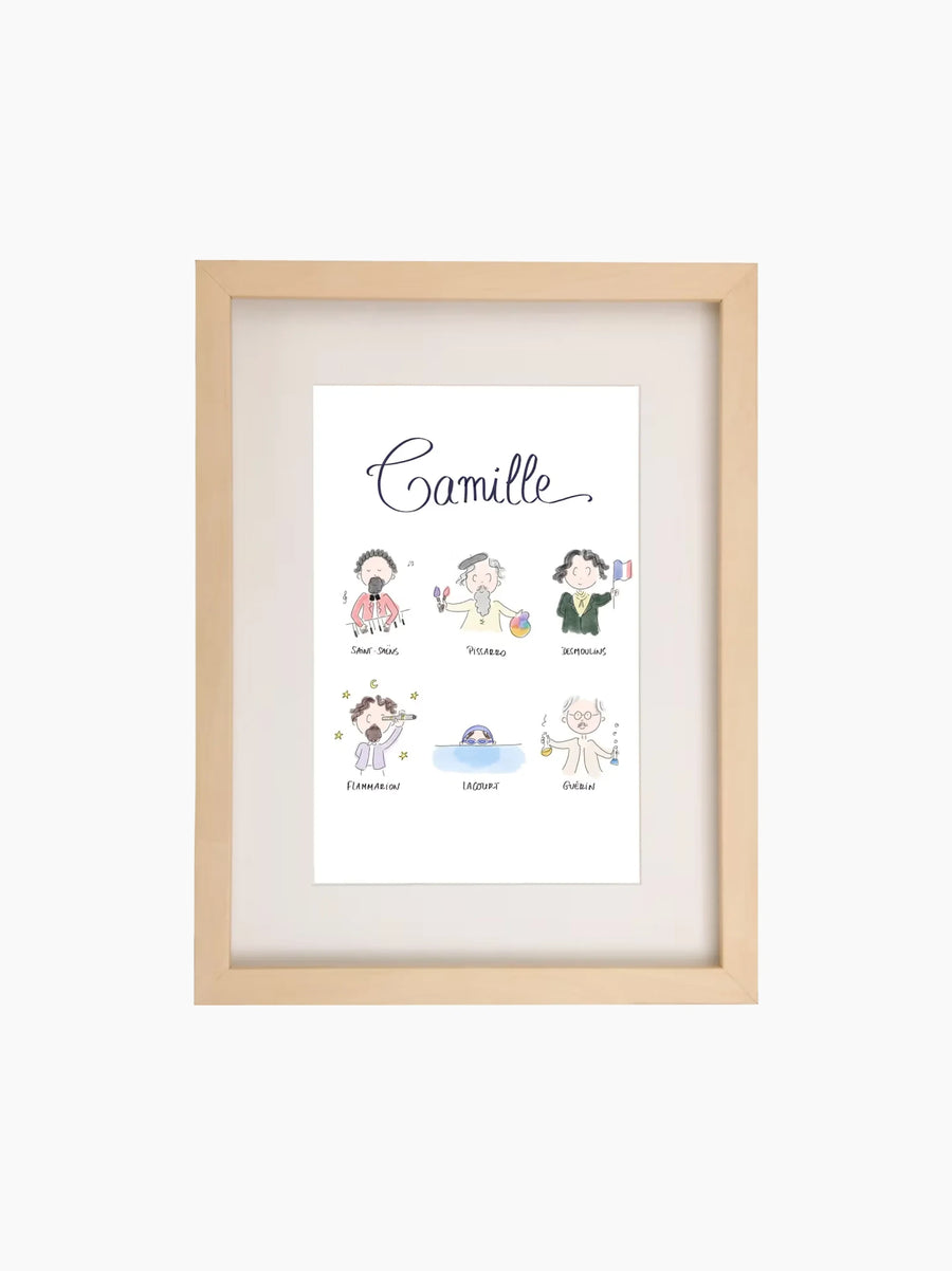Camille Kids Art Print