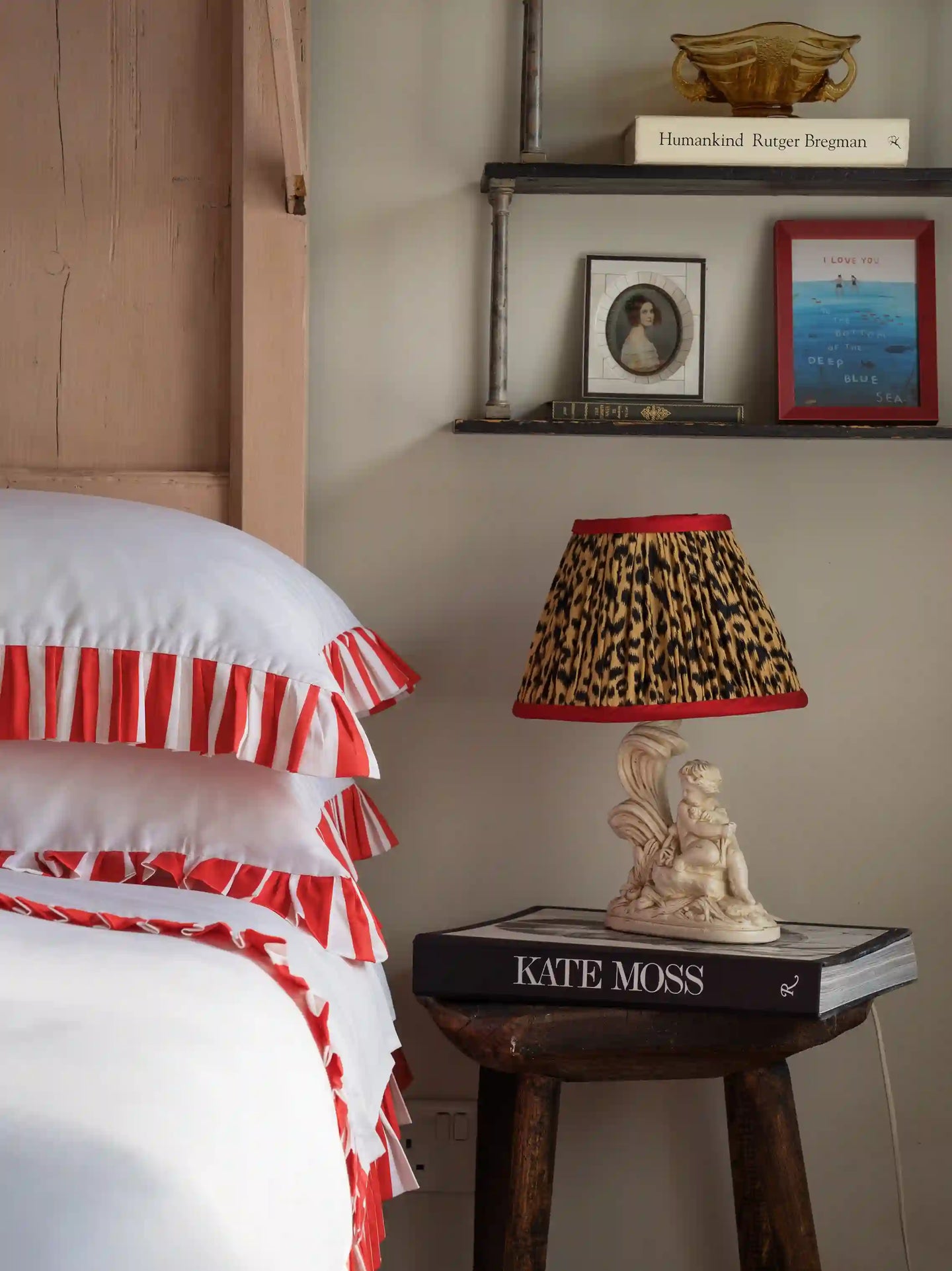 Personalised Candy Cane Bed Set