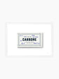 Card at Carbone i Framed Art Print