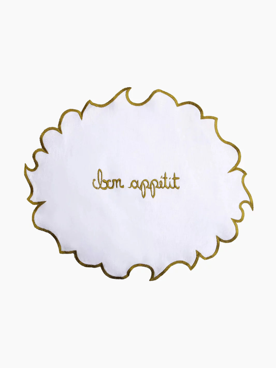 Wavy Bon Appetit Placemats Set of 4