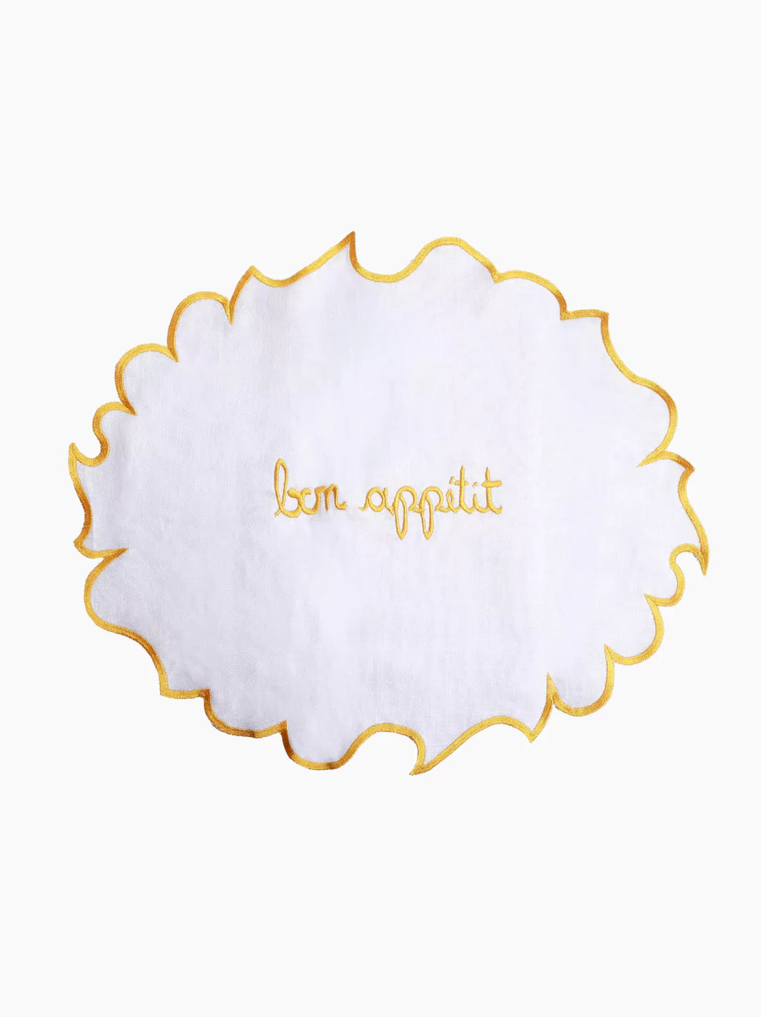 Wavy Bon Appetit Placemats Set of 4