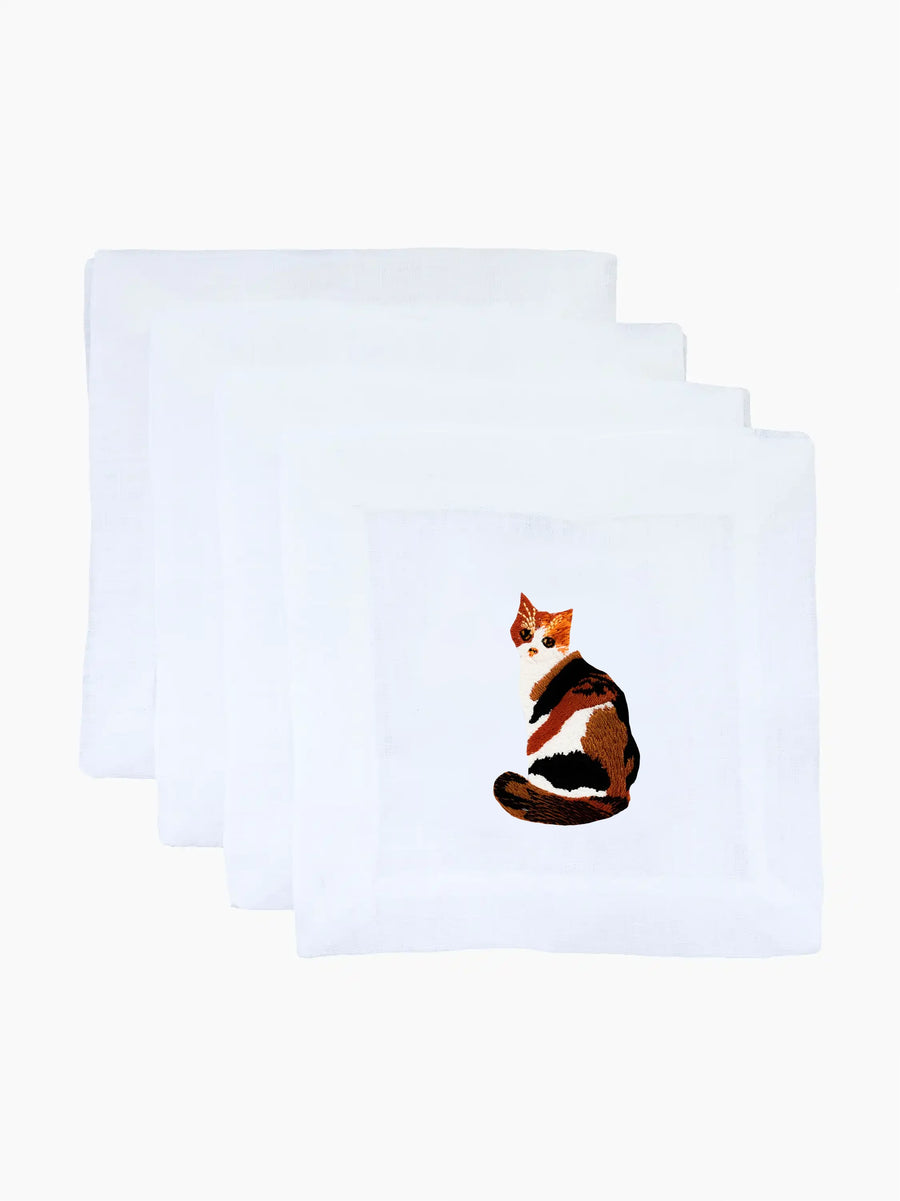 Cat Cocktail Napkins