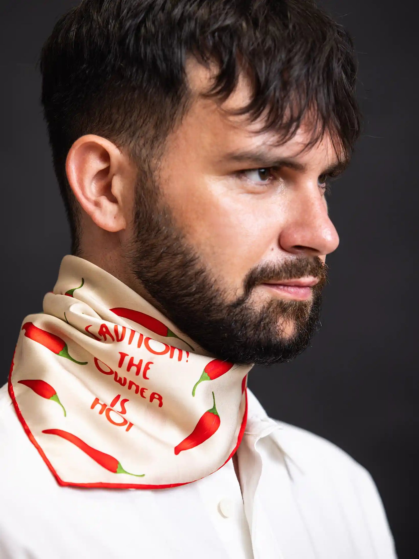 Caution The Owner Is Hot Pocket Square