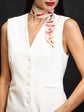 Caution The Owner Is Hot Ribbon Scarf