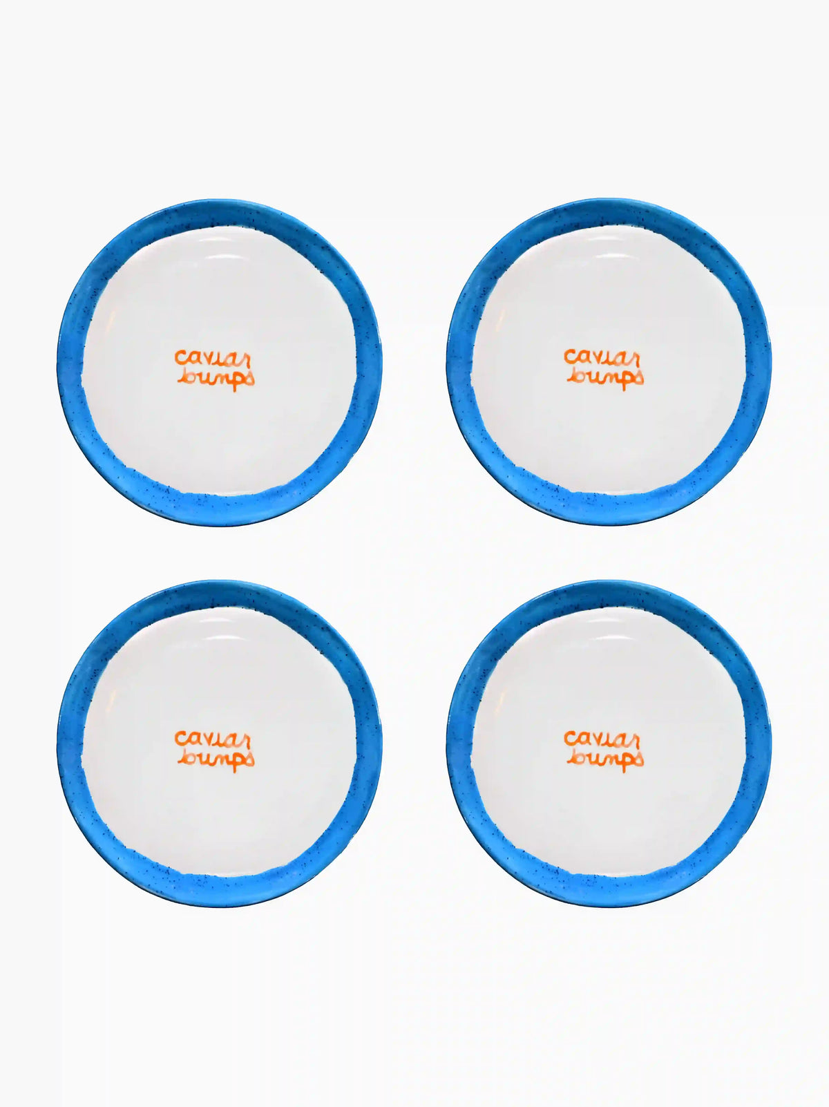 Caviar Bumps Plates Set of 4
