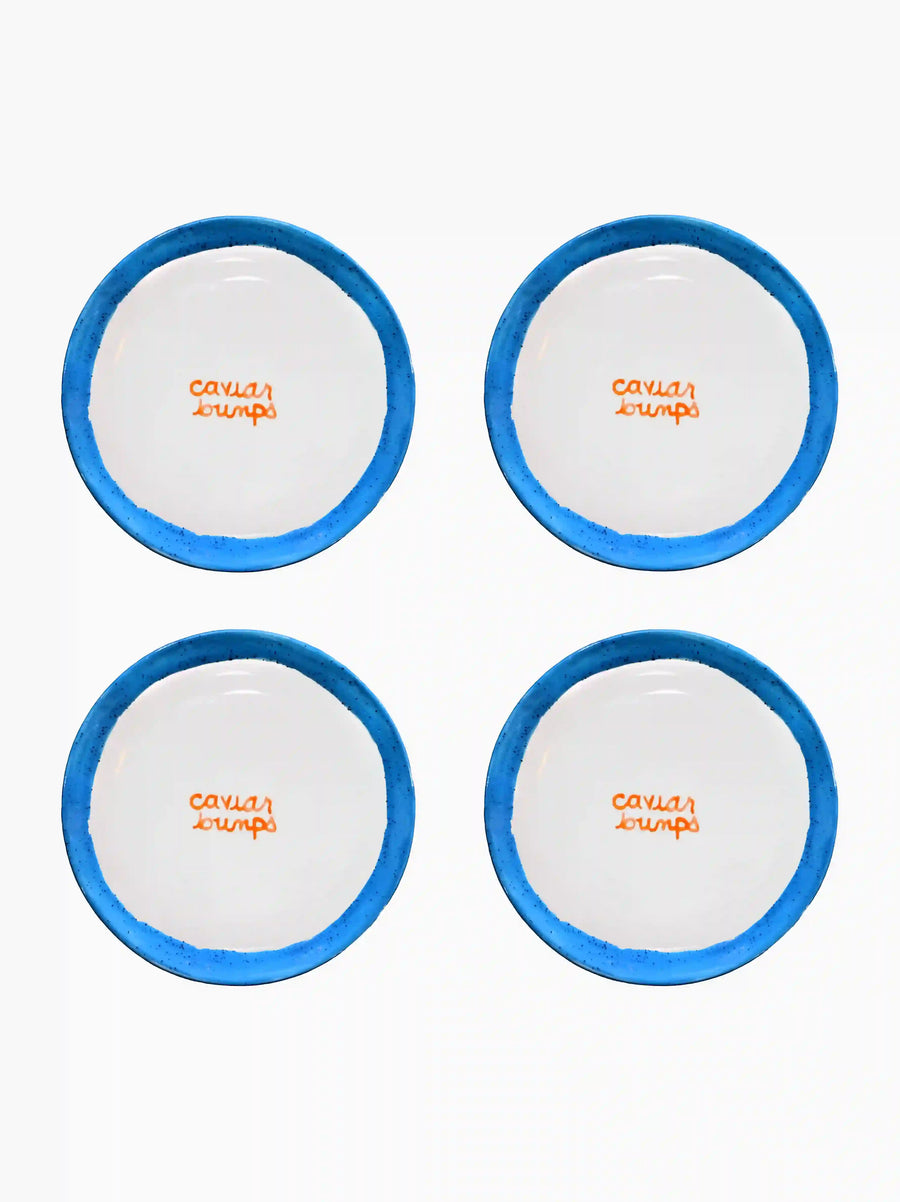 Caviar Bumps Plates Set of 4
