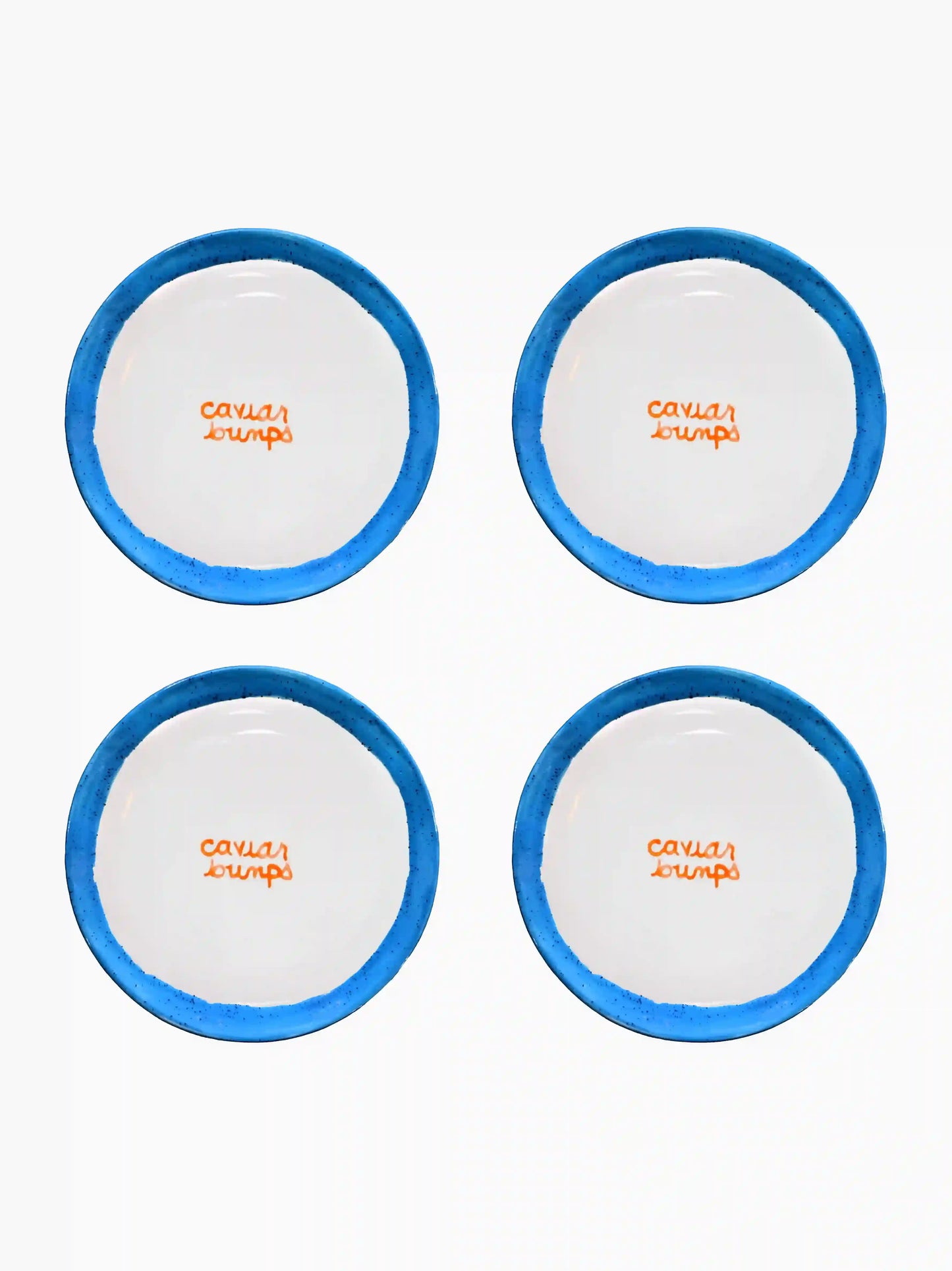 Caviar Bumps Plates Set of 4