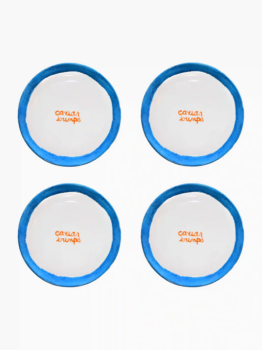 Caviar Bumps Plates Set of 4